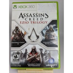 Xbox 360 Assassins Creed Ezio Trilogy Action Adventure Game
